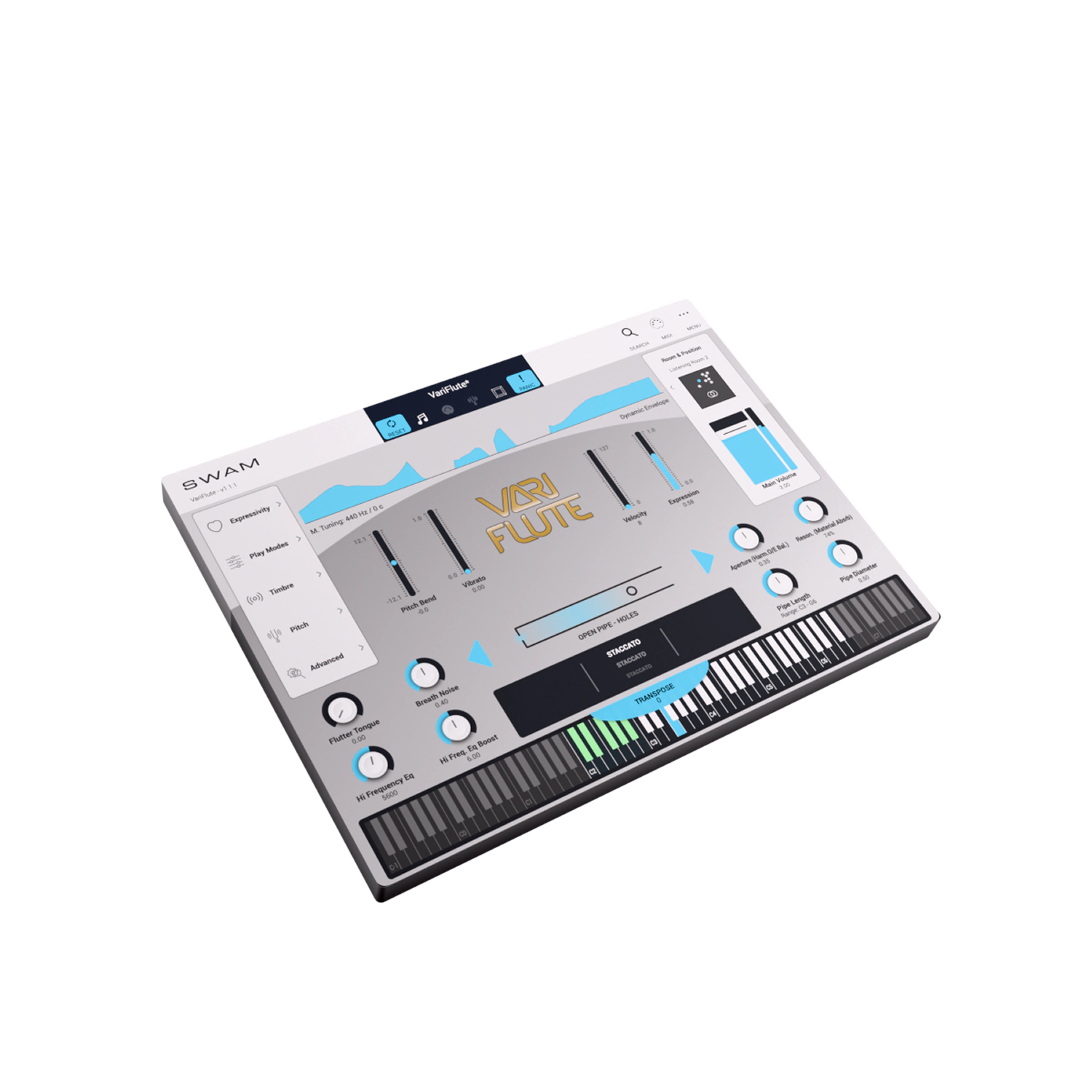 VariFlute interface artwork