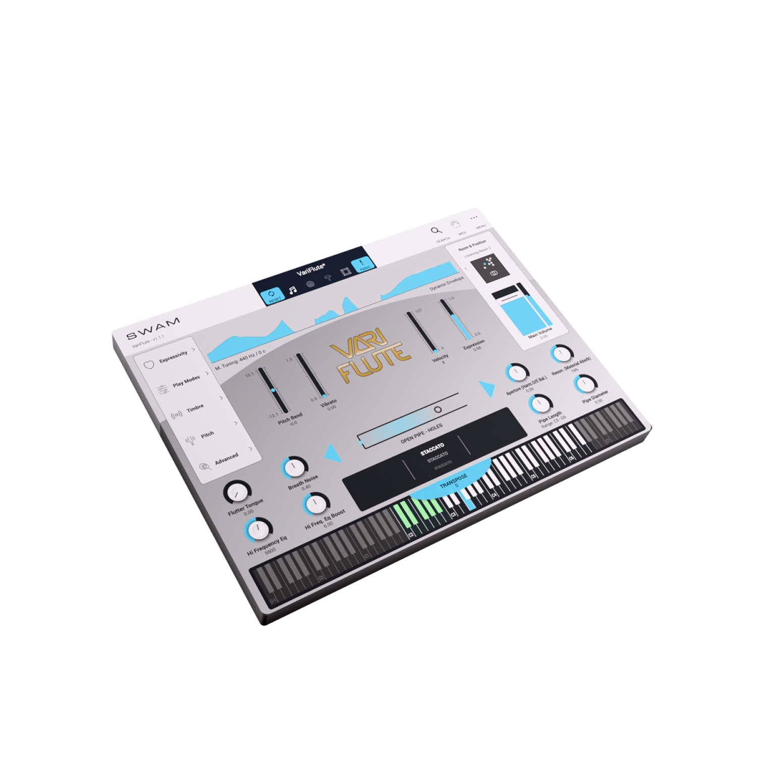 VariFlute interface artwork