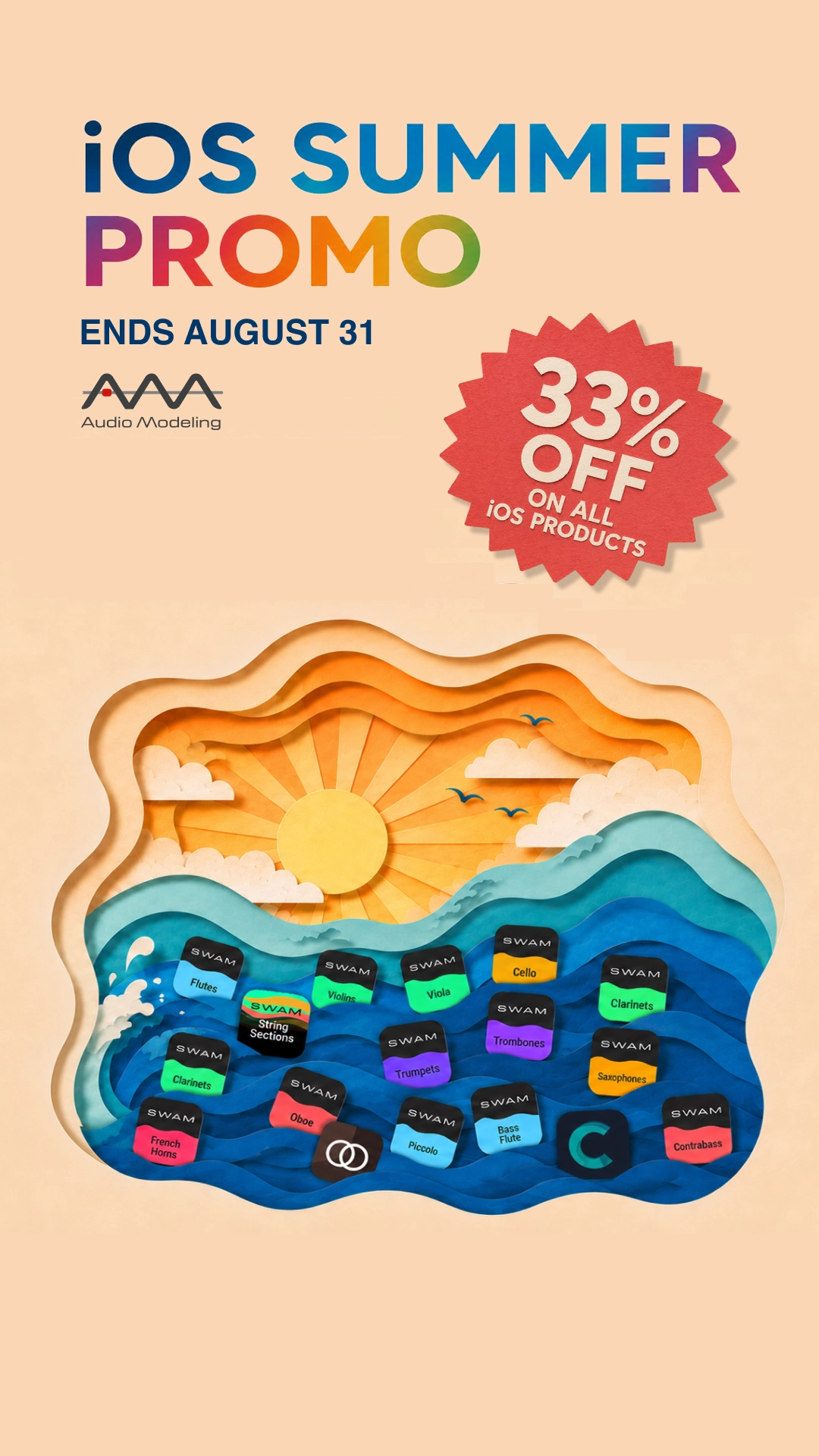 iOS Summer Promo — 33% off all iOS products until August 31