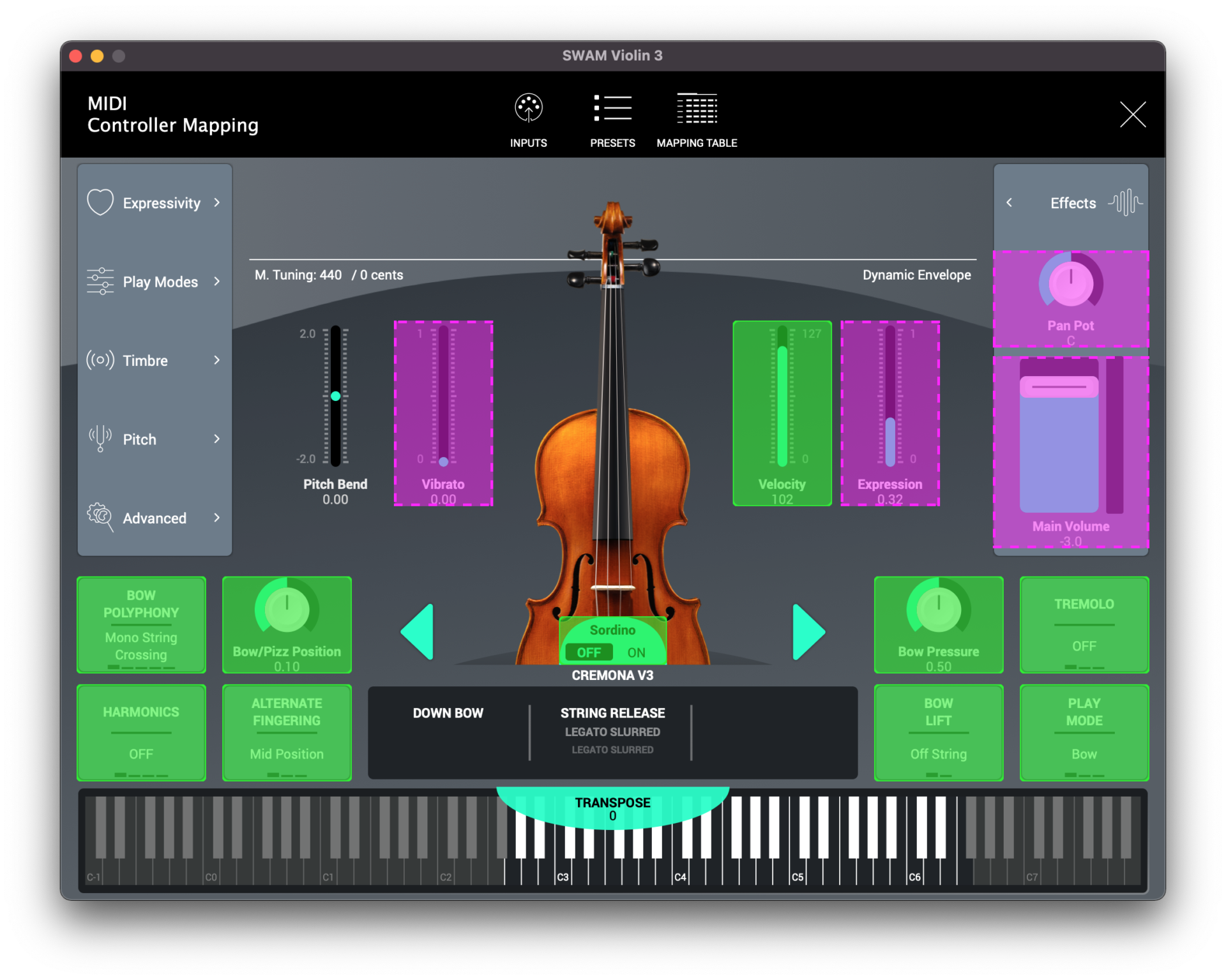 SWAM Violin | Audio Modeling