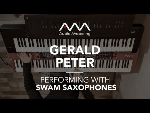 Gerald Peter performing with SWAM Tenor Sax