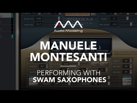 Manuele Montesanti performing with SWAM Alto Sax