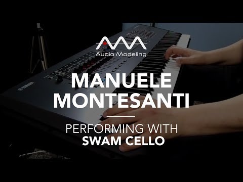 Manuele Montesanti performing with SWAM Cello