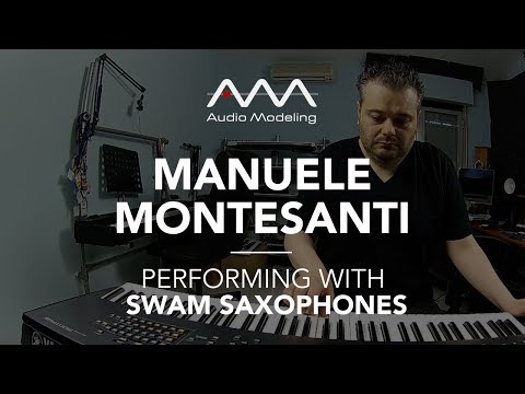 Manuele Montesanti performing with SWAM Tenor Sax