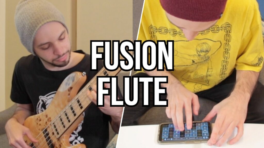 Flute Fusion Jam on an iPhone