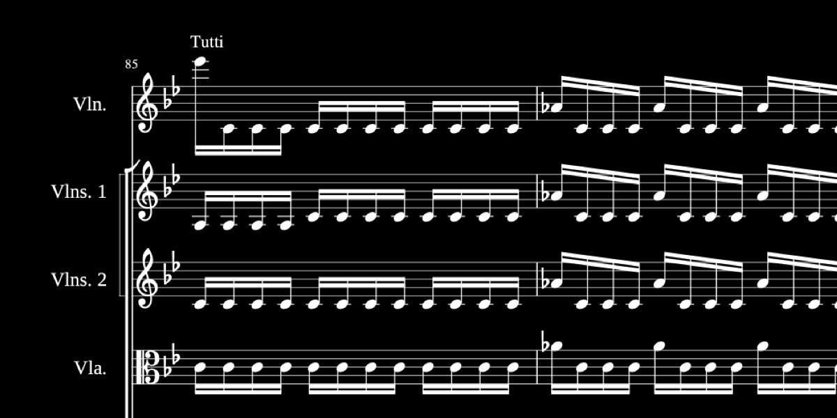 Realistic Monophonic Section Programming