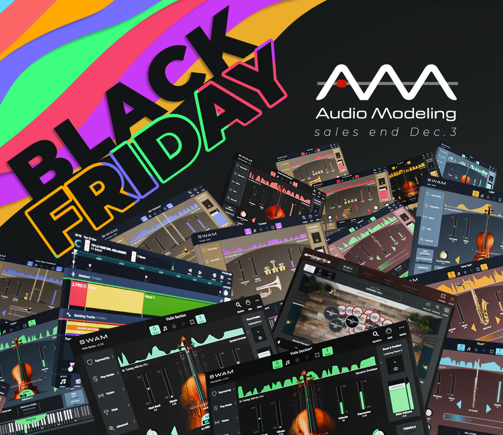 AUDIO MODELING BLACK FRIDAY - SALES END DEC. 3