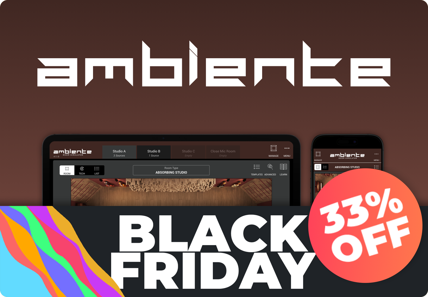 AMBIENTE iOS BLACK FRIDAY 33% OFF