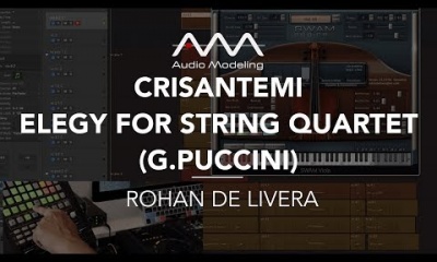 Giacomo Puccini. Crisantemi. Elegy for string quartet - Performed by Rohan De Livera