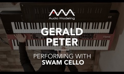 Gerald Peter performing with SWAM Cello